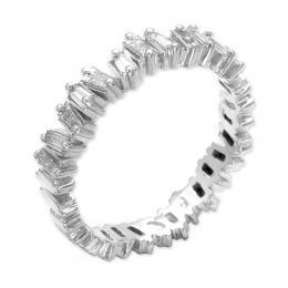 0,40 ct Diamant Baguette-Schliff Ring